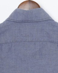 giannettoシャンブレー カッタウェイシャツ 【SLIM FIT】mb_11l