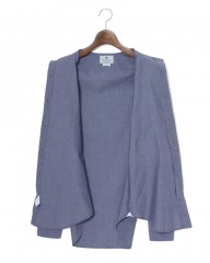 giannettoシャンブレー カッタウェイシャツ 【SLIM FIT】mb_12l