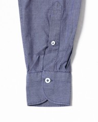 giannettoシャンブレー カッタウェイシャツ 【SLIM FIT】mb_15l