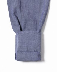 giannettoシャンブレー カッタウェイシャツ 【SLIM FIT】mb_16l