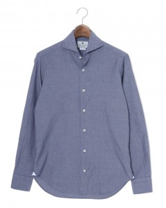 シャンブレー カッタウェイシャツ 【SLIM FIT】