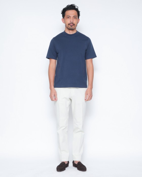 CIRCOLOコットン モックネック Tシャツ01l