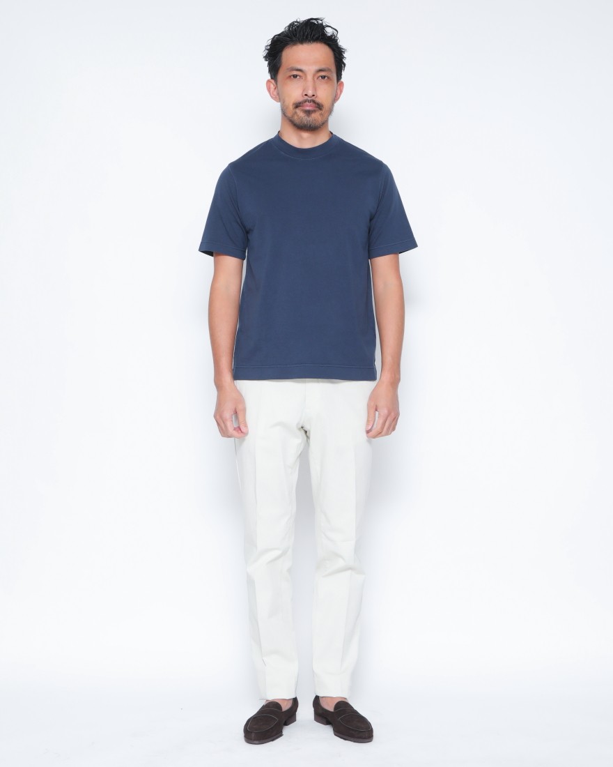 CIRCOLOコットン モックネック Tシャツ01l