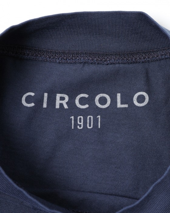 CIRCOLOコットン モックネック Tシャツ07l