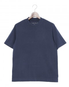 コットン モックネック Tシャツ