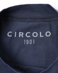 CIRCOLOコットン モックネック Tシャツmb_07l