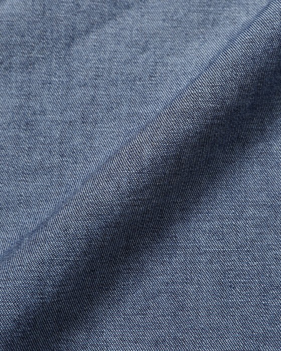 giannettoコットンシャンブレー カッタウェイシャツ 【SLIM FIT】18l