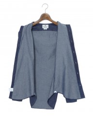 giannettoコットンシャンブレー カッタウェイシャツ 【SLIM FIT】mb_09l