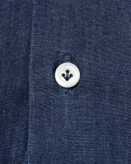 giannettoコットンシャンブレー カッタウェイシャツ 【SLIM FIT】mb_12l