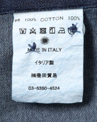 giannettoコットンシャンブレー カッタウェイシャツ 【SLIM FIT】mb_19l
