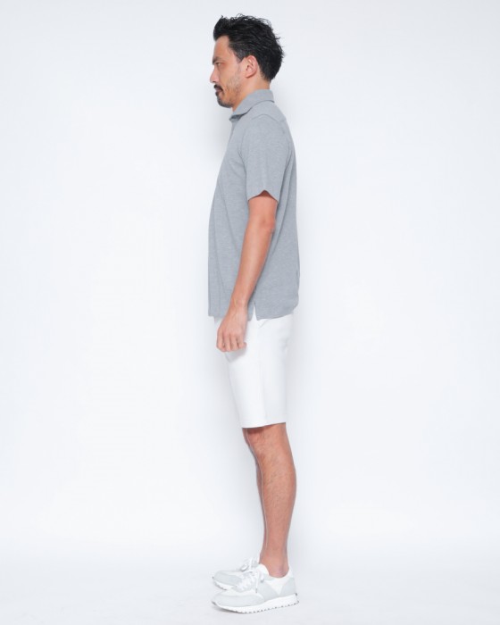 giannettoコットンジャージー カッタウェイ ポロ02l