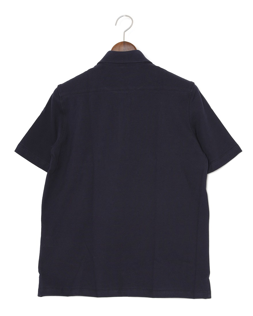 giannettoコットンジャージー カッタウェイ ポロ05l