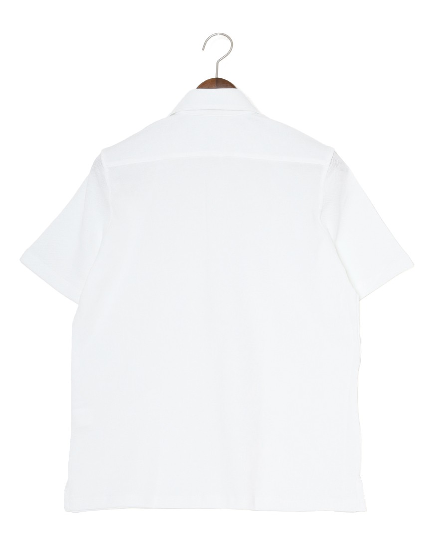 giannettoコットンジャージー カッタウェイ ポロ06l