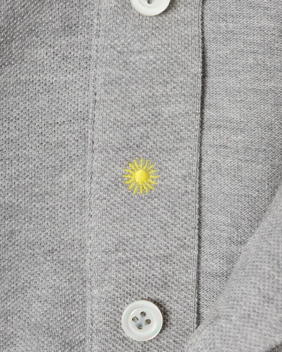 giannettoコットンジャージー カッタウェイ ポロ12l