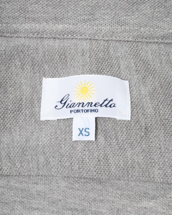 giannettoコットンジャージー カッタウェイ ポロ15l