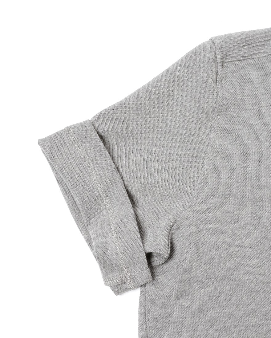 giannettoコットンジャージー カッタウェイ ポロ17l