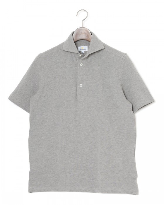 giannettoコットンジャージー カッタウェイ ポロma
