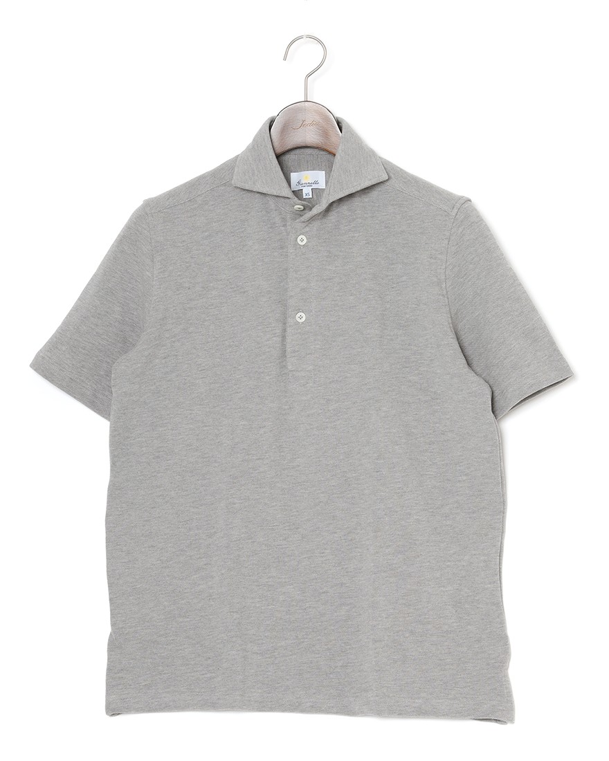 giannettoコットンジャージー カッタウェイ ポロma