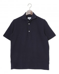 コットンジャージー カッタウェイ ポロ