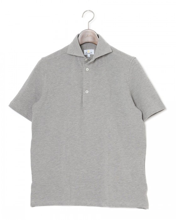 giannettoコットンジャージー カッタウェイ ポロma