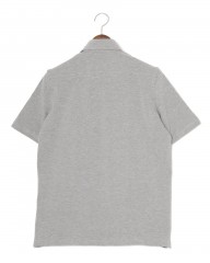 giannettoコットンジャージー カッタウェイ ポロmb_04l