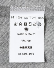 giannettoコットンジャージー カッタウェイ ポロmb_20l