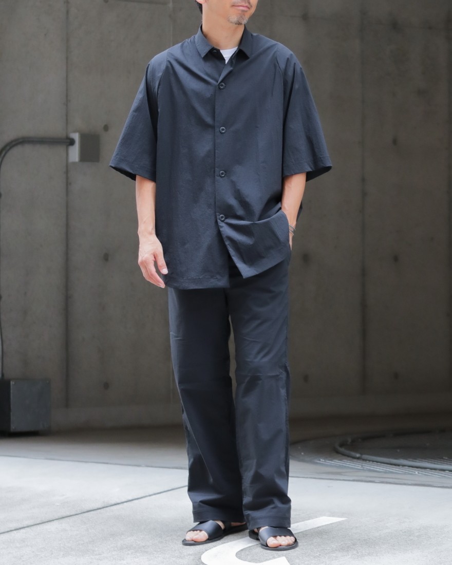 TEATORAナイロンストレッチシャツ【CARTRIDGE SHIRT S/S DR】ma