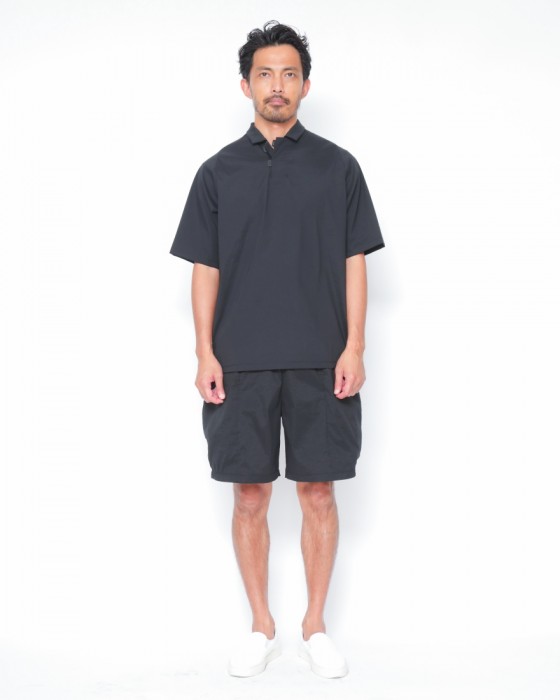 TEATORAナイロンストレッチ ポロシャツ【CAPSULESNAP POLO SHIRT AQ】01l