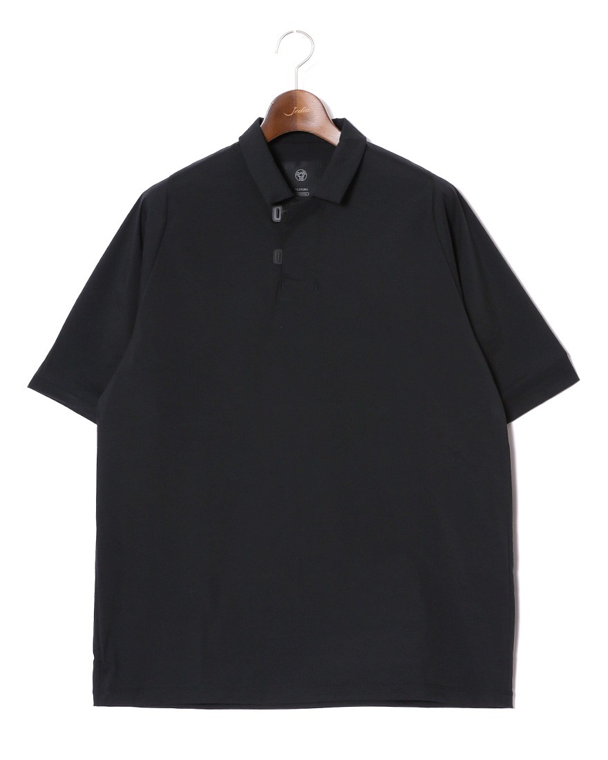TEATORAナイロンストレッチ ポロシャツ【CAPSULESNAP POLO SHIRT AQ】c0