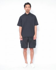 TEATORAナイロンストレッチ ポロシャツ【CAPSULESNAP POLO SHIRT AQ】mb_01l