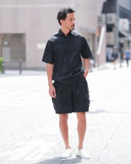 TEATORAナイロンストレッチ ポロシャツ【CAPSULESNAP POLO SHIRT AQ】mb_ma