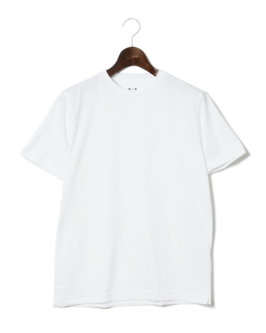 パウダリーコットン クルーネックTeeシャツ【powdery cotton crew 