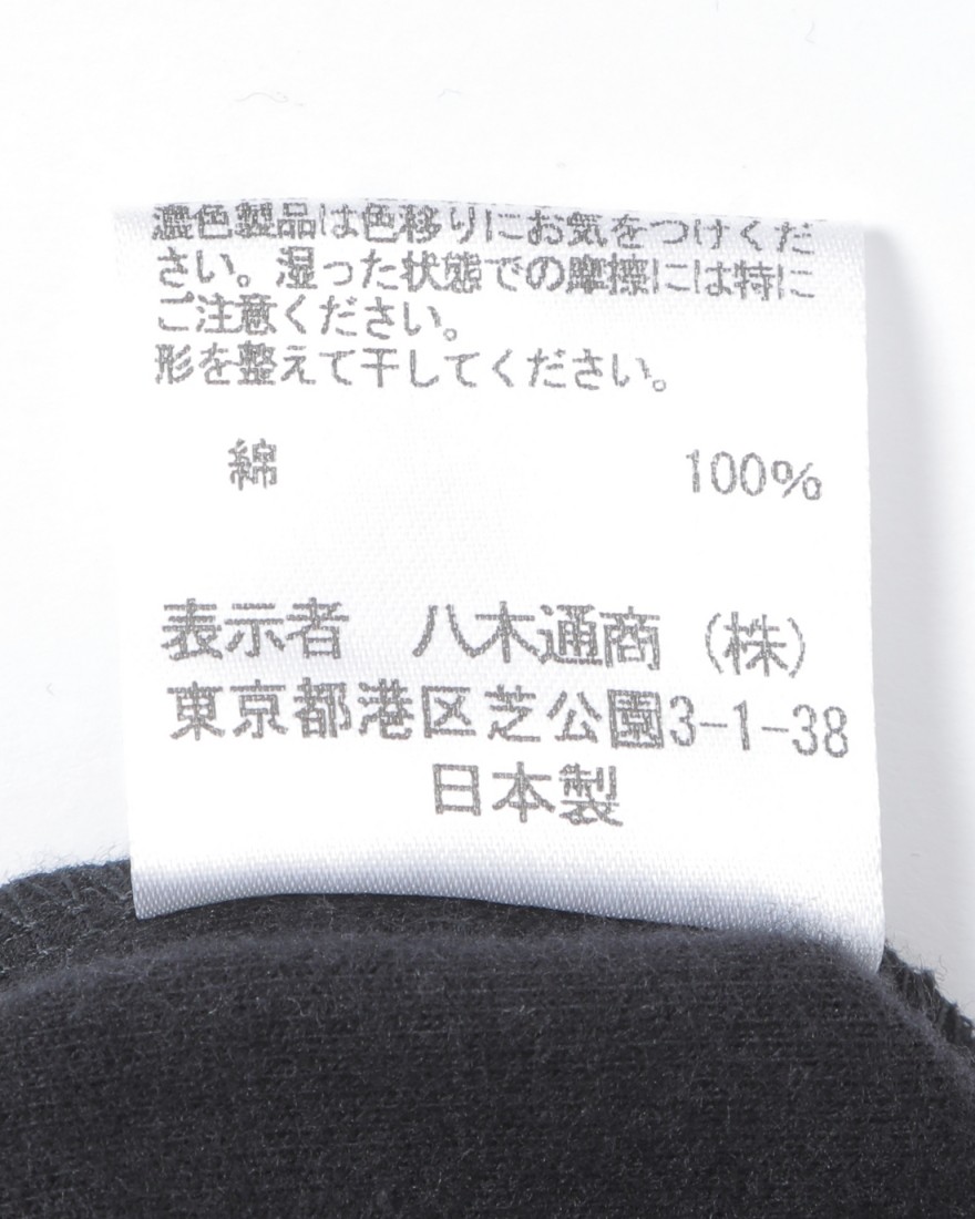 three dots裏起毛モックネックロングスリーブ08l