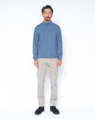 three dots裏起毛モックネックロングスリーブmb_10l