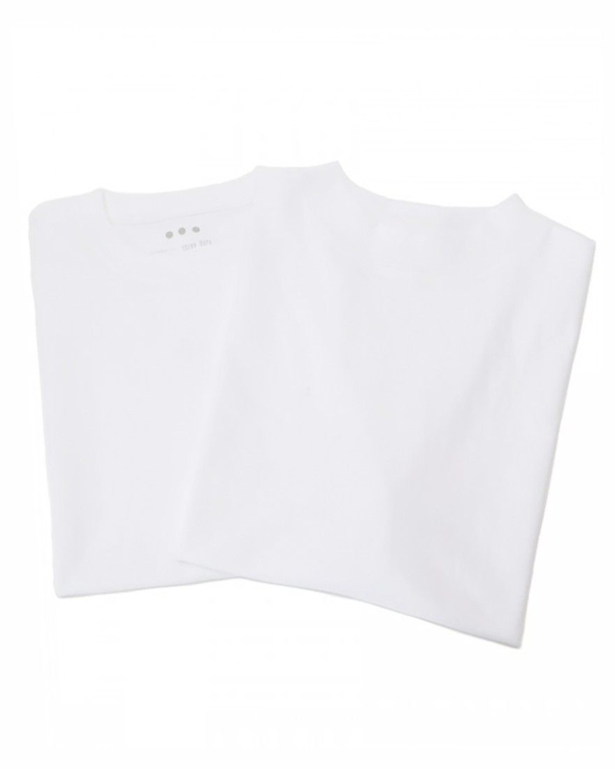 クルー＆モックネック 2Pack Tee｜three dots（スリードッツ）｜TOKYOlife