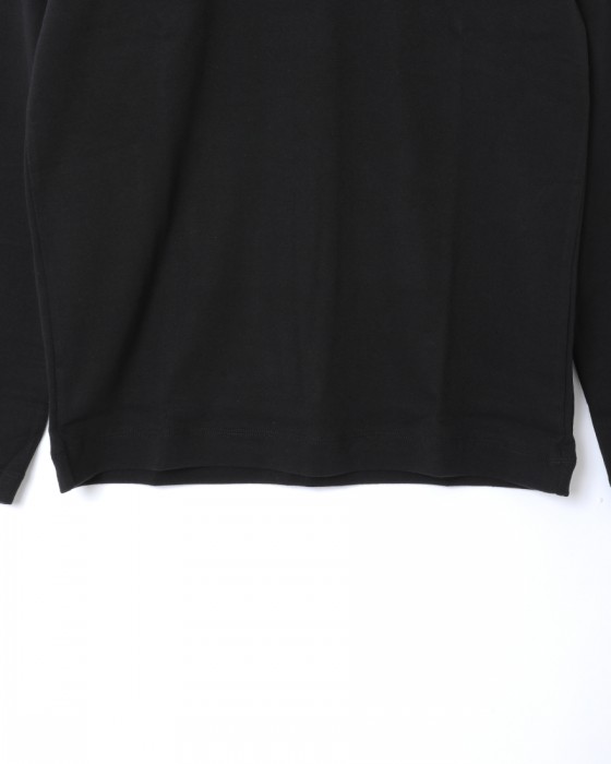 three dotsオーガニックコットン クルーネックロングTシャツ02l