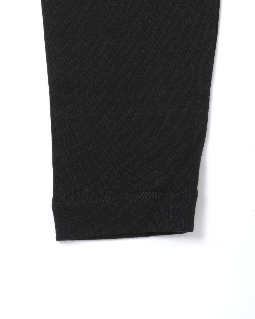 three dotsオーガニックコットン クルーネックロングTシャツ03l