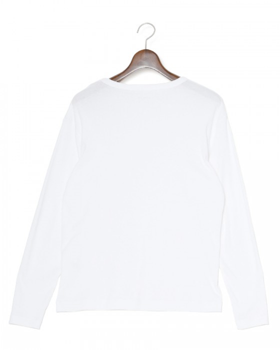 three dotsオーガニックコットン クルーネックロングTシャツ19l