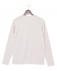 three dotsオーガニックコットン クルーネックロングTシャツmb_14l