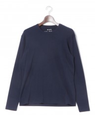three dotsオーガニックコットン クルーネックロングTシャツmb_c5