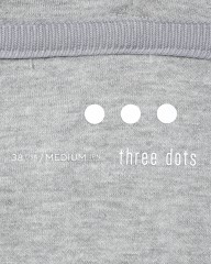 three dotsカードボードスウェットジップフーディmb_16l