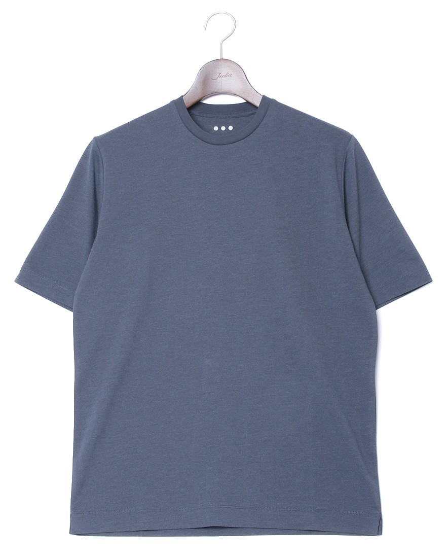 three dotsパウダリーコットン Tシャツc8