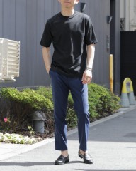 three dotsパウダリーコットン Tシャツmb_ma