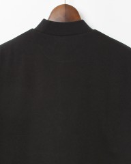 three dotsサンデッドジャージー モックネックTシャツmb_07l