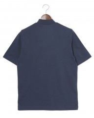 three dotsサンデッドジャージー モックネック Tシャツ【Steve/Sanded Jersey】mb_15l