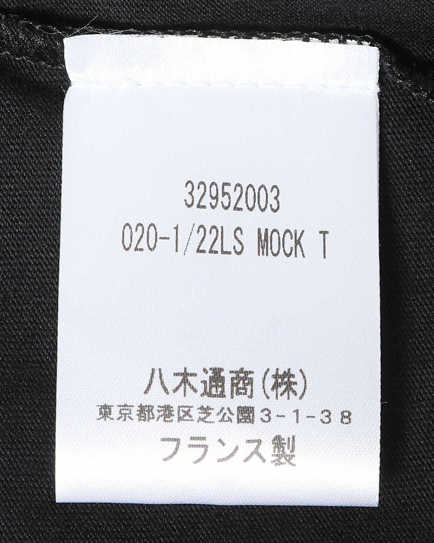 ELACIOロングスリーブモックネック【MOCK NK】10l
