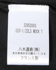ELACIOロングスリーブモックネック【MOCK NK】mb_10l