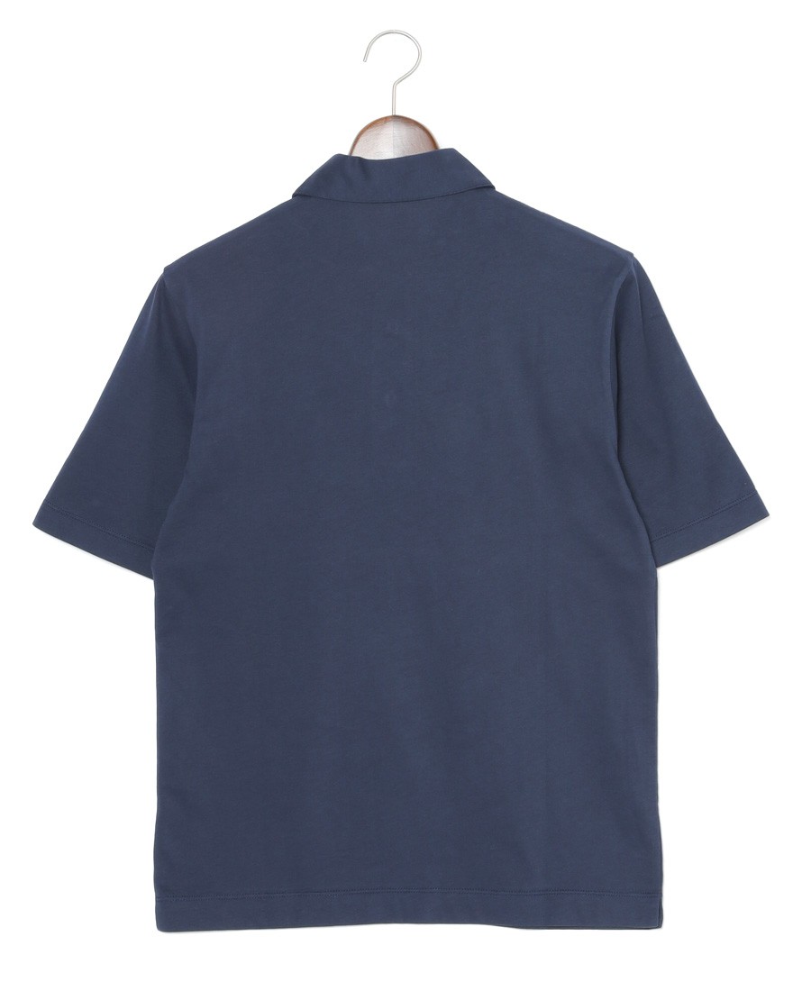 three dotsサンデッドジャージー ポロシャツ【George/Sanded Jersey】19l