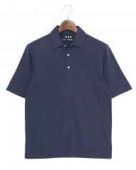 three dotsサンデッドジャージー ポロシャツ【George/Sanded Jersey】mb_c3