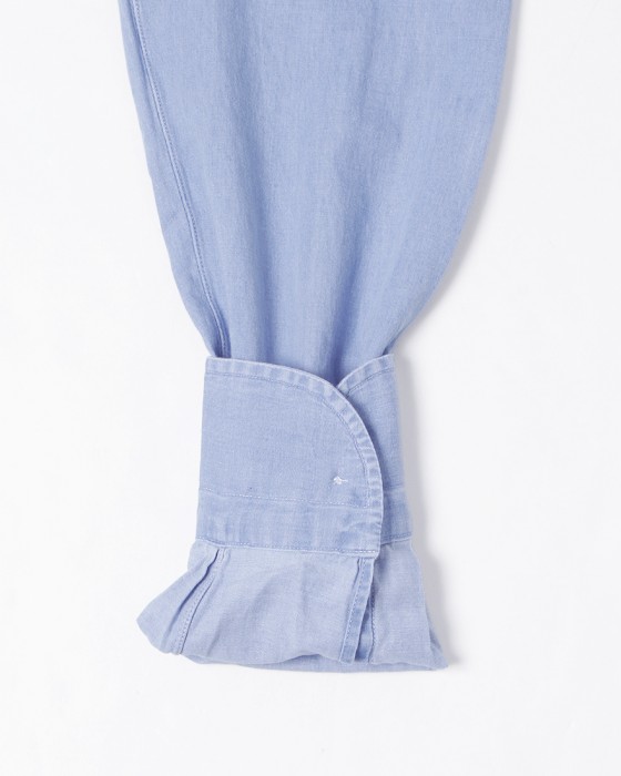 BORRIELLOワイドカラーデニムシャツ 【GAIOLA】12l